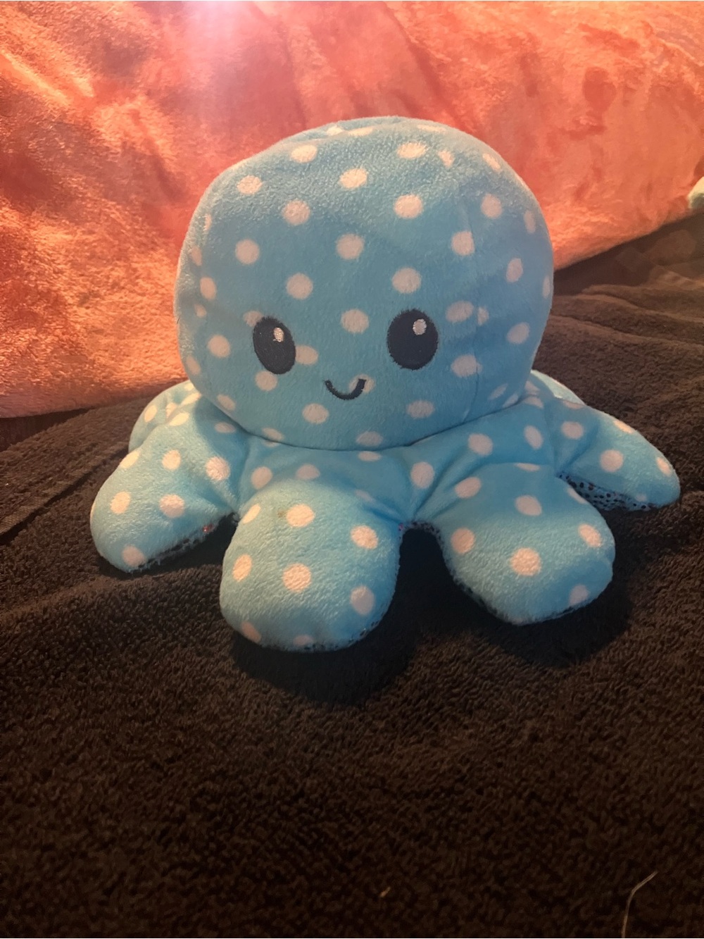 Plush Polka Dot Blue Octopus Soft Toy - Kids Toys